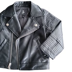 2T - Leather Motorcycle Jacket (Faux)